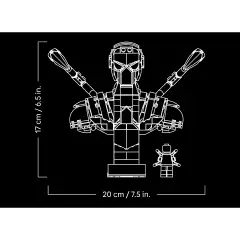 Lego Super Heroes Marvel Busto di Iron Spider-Man 76326 - lego