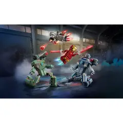 Lego Super Heroes Marvel Iron Man e War Machine Contro I Droni di Hammer 76320 - lego