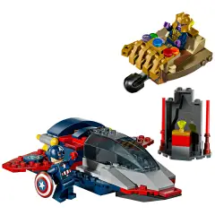 Lego Super Heroes Marvel Captain America Contro Thanos 76319 - lego