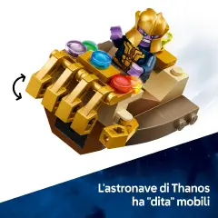 Lego Super Heroes Marvel Captain America Contro Thanos 76319 - lego