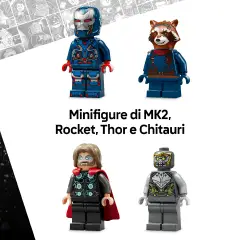 Lego Super Heroes Marvel Avengers: Endgame Thor Contro Chitauri 76322 - lego