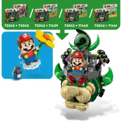 Lego Super Mario Principe Florian e Bowser Castello 72042 - lego