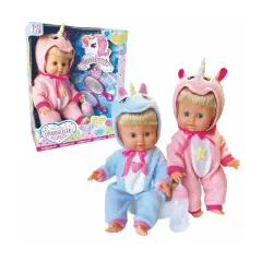 Bambola Cicciottella Unicorno Cm 36 - Bambole e accessori