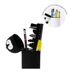 Legami - Kawaii Astuccio Scuola 2 in 1 in Morbido Silicone, Tema Penguin - regalo e gadget valigeria