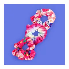 lEGAMI - Elastici per Capelli, Elastici arricciati Tema Flowers - regalo e gadget valigeria