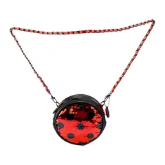 Borsa Miraculous Lady Bug Paillettes Reversibili con Tracolla - regalo e gadget valigeria