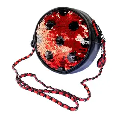 Borsa Miraculous Lady Bug Paillettes Reversibili con Tracolla - regalo e gadget valigeria