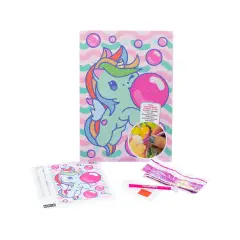 Quadro Crystal Art Kawaii Unicorno con Palloncini Diamantiny - creatività