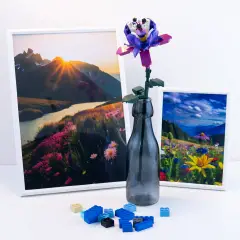 Set Costruzioni Flower Mattoncini Fiore Fucsia - tematiche