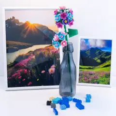 Set Costruzioni Flower Mattoncini Fiore Ortensia - tematiche