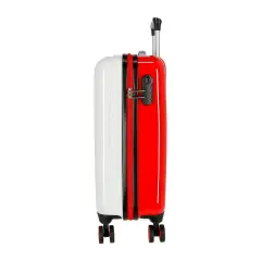 Valigia Trolley Mickey 3D 55cm ABS Bianco 4 Ruote Rigide - regalo e gadget valigeria