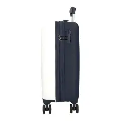 Valigia Mickey Cheerful 50cm ABS Bianca 4 Ruote Bimbo - regalo e gadget valigeria