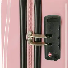 Valigia Media Disney Mickey 68cm ABS Rosa Malva TSA - regalo e gadget valigeria