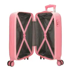 Valigia La Sirenetta 50cm Rosa ABS 4 Ruote con Lucchetto - regalo e gadget valigeria