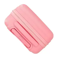 Valigia La Sirenetta 50cm Rosa ABS 4 Ruote con Lucchetto - regalo e gadget valigeria