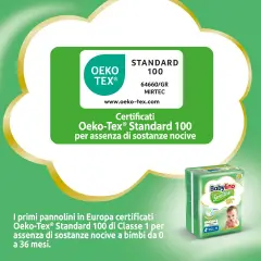 Babylino Sensitive Pannolini Taglia 4+, Maxi Plus (10-15kg), 76 Unità - pannolini e salviettine