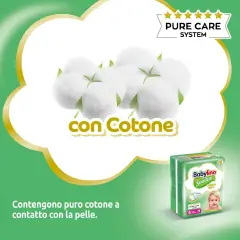 Babylino Sensitive Pannolini Taglia 5, Junior (11-16kg), 72 Unità - pannolini e salviettine