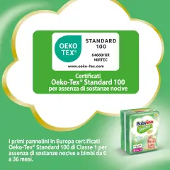 Babylino Sensitive Pannolini Taglia 5, Junior (11-16kg), 72 Unità - pannolini e salviettine