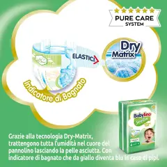 Babylino Sensitive Pannolini Taglia 6, Extra Large (13-18Kg), 62 Unità - pannolini e salviettine