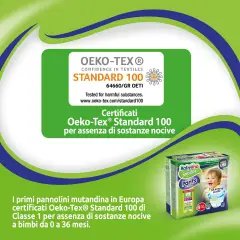 Babylino Economy Pannolini Mutandina Taglia 5 Junior - 7/13 Kg 38 Pezzi - pannolini e salviettine