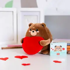 Peluche Legami Teddy Bear Mini Super Morbido con Cuore - peluches 0/36 mesi