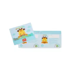 Peluche Legami Giraffe Mini Super Morbido con Carta d’Identità - peluches 0/36 mesi