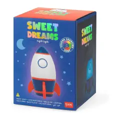 Luce Notturna Legami Space Multicolor per Bambini – 4 Colori - regalo e gadget valigeria