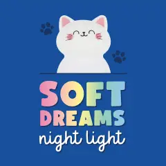 Luce Notturna Ricaricabile Legami Soft Dreams Kitty – 5 Colori - regalo e gadget valigeria