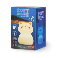 Luce Notturna Ricaricabile Legami Soft Dreams Kitty – 5 Colori - regalo e gadget valigeria