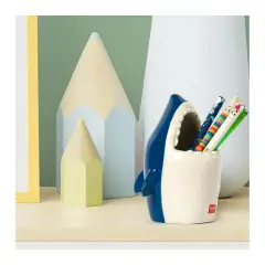 Portapenne in Ceramica Legami Desk Friends Shark - regalo e gadget valigeria