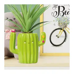 Portapenne in Ceramica Legami Desk Friends Cactus - regalo e gadget valigeria