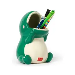 Portapenne in Ceramica Legami Desk Friends Dino - regalo e gadget valigeria