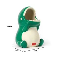 Portapenne in Ceramica Legami Desk Friends Dino - regalo e gadget valigeria