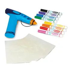 Crayola Marker Airbrush – Aerografo Creativo con Pennarelli e Stencil - creatività
