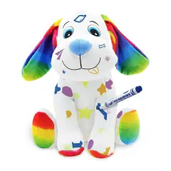 Crayola Colour Me Plush – Peluche Cagnolino Colorabile e Lavabile - creatività