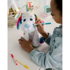 Crayola Colour Me Plush – Peluche Cagnolino Colorabile e Lavabile - creatività