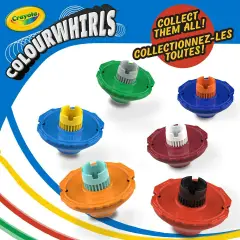 Crayola ColourWhirls – La Trottola dei Colori con 3 Trottole - creatività