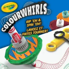 Crayola ColourWhirls – La Trottola dei Colori con 3 Trottole - creatività