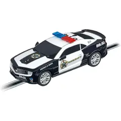 Auto Per Pista Carrera GO!!! Chevrolet Camaro ZL1 Sheriff 1:43 con Luci - Veicoli, garage e piste