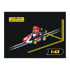 Carrera GO!!! Mario Kart – Mario Auto 1:43 con Licenza Nintendo - Veicoli, garage e piste