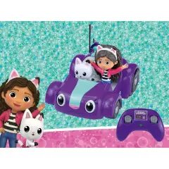Auto Radiocomandata Gabby’s Dollhouse Carlita 2.4 GHz con Gabby & Pandy - radiocomandi