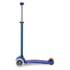 Monopattino Maxi Micro Deluxe LED Blu 3 Ruote Bambini - monopattini
