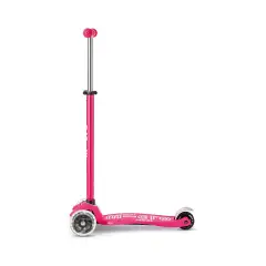 Monopattino Maxi Micro Deluxe LED Rosa 3 Ruote Bambini - monopattini