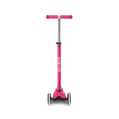 Monopattino Maxi Micro Deluxe LED Rosa 3 Ruote Bambini - monopattini