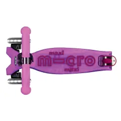 Monopattino Maxi Micro Deluxe LED Glow Viola 3 Ruote - monopattini