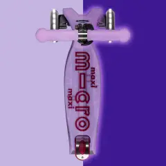 Monopattino Maxi Micro Deluxe LED Glow Viola 3 Ruote - monopattini