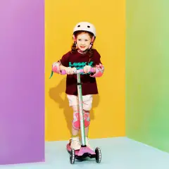 Monopattino Maxi Micro Deluxe LED Glow Viola 3 Ruote - monopattini