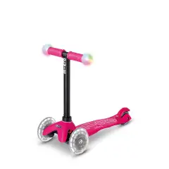 Monopattino Evolutivo Mini2Grow Rosa 3 in 1 con LED - monopattini