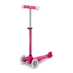 Monopattino Evolutivo Mini2Grow Rosa 3 in 1 con LED - monopattini