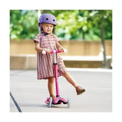 Monopattino Evolutivo Mini2Grow Rosa 3 in 1 con LED - monopattini